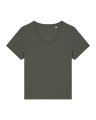 Dames T-shirt StellaStanley Isla V-hals Khaki